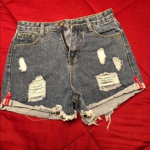 Distressed Shorts